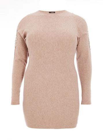 *quiz Cold Shoulder Diamante Jumper