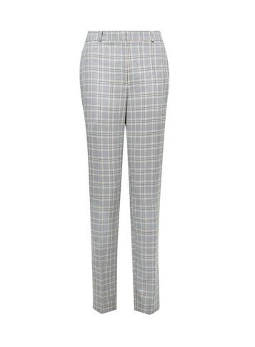 Dorothy Perkins *tall Grey Summer Check Ankle Grazer Trousers