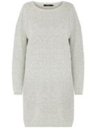 Dorothy Perkins *vero Moda Grey Textured Tunic Jumper