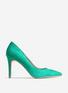 Dorothy Perkins Green Danielle Court Shoes