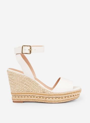 Dorothy Perkins White 'rhode' Goddess Wedges