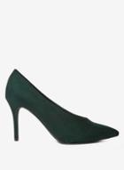 Dorothy Perkins Green Microfibre Gatsby Court Shoes