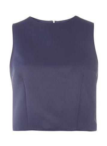 Dorothy Perkins Navy Co-ord Crop Top