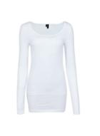*vero Moda White Scoop Neck Top