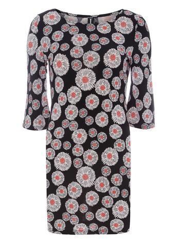 Dorothy Perkins *izabel London Multi Black Floral Print Dress