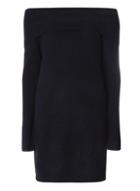 Dorothy Perkins *tall Navy Bardot Longline Jumper