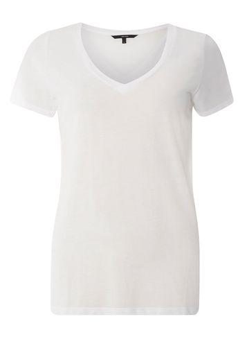 Dorothy Perkins *vero Moda White V-neck Jersey Top
