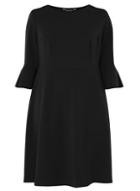 Dorothy Perkins Dp Curve Black Liverpool Fit And Flare Dress
