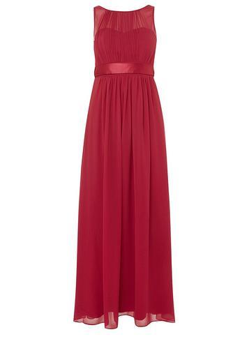 Dorothy Perkins *showcase Petite Cranberry 'natalie' Maxi Dress