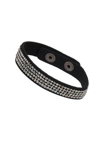 Dorothy Perkins Black Rhinestone Bracelet