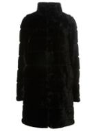 Dorothy Perkins *tall Black Lined Faux Fur Coat