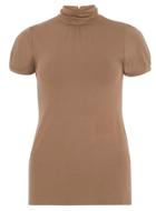 Dorothy Perkins Sand Short Sleeve Polo