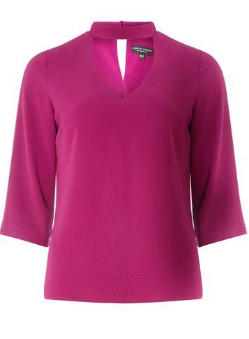 Dorothy Perkins Magenta Choker Top