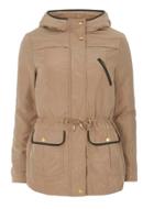 Dorothy Perkins Stone Lightweight Trimmed Jacket