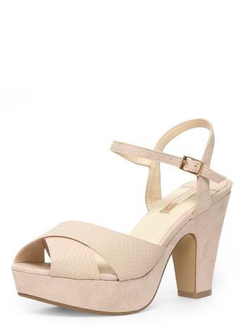Dorothy Perkins Nude Cross Over Sandals