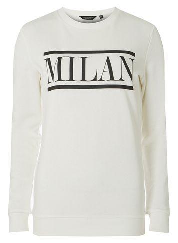 Dorothy Perkins Ivory 'milan' Cotton Sweat Top