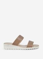 Dorothy Perkins Rose Gold 'fion' Jewelled Comfort Sandals