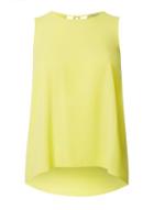 Dorothy Perkins Petite Yellow Sleeveless Tie Back Top