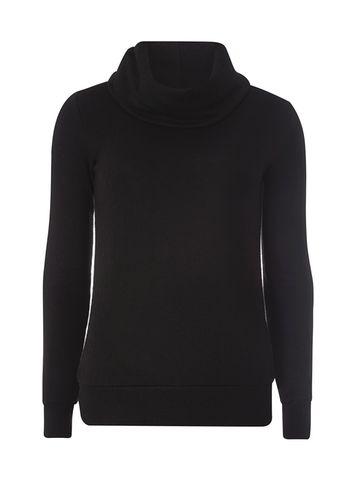 Dorothy Perkins Black Cowl Neck Top