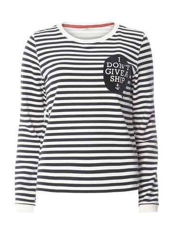Dorothy Perkins *only Navy Crew Neck Sweat Top