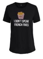 *only Black 'speak French' T-shirt