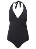 Dorothy Perkins *dp Beach Black Ruched Front Swimsuit