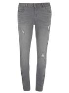 Dorothy Perkins *tall Grey 'casey' Relaxed Skinny Jeans