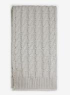 Dorothy Perkins Grey Cable Knit Scarf