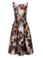 Dorothy Perkins *chi Chi London Pink Digital Floral Print Midi Dress