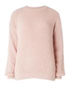 Dorothy Perkins *tall Pink Stitch Detail Jumper