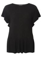 Dorothy Perkins Black Peplum T-shirt