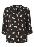 Dorothy Perkins Petite Multi Colour Floral And Spot Print Shirt