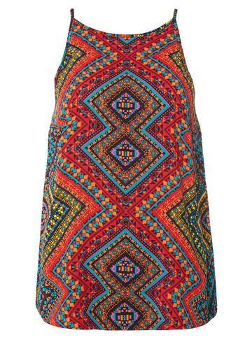 Dorothy Perkins *izabel London Multi Red Halterneck Top