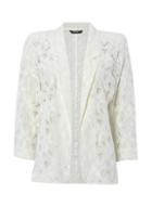 Dorothy Perkins *roman Originals Ivory Floral Lace Blazer