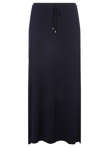 Dorothy Perkins Dp Curve Navy Toggle Maxi Skirt