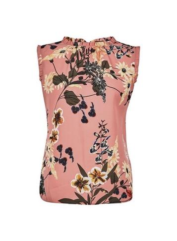 Dorothy Perkins *billie & Blossom Dusky Pink Frill Shell Top