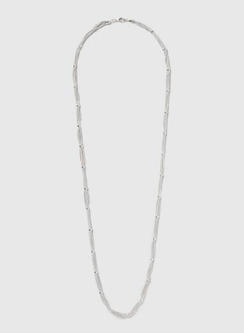 Dorothy Perkins Chain And Bead Rope Necklace