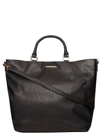 Dorothy Perkins Black Soft Slouch Tote Bag