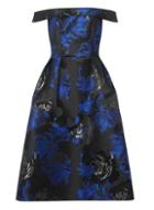 Dorothy Perkins *luxe Blue Jacquard Prom Dress