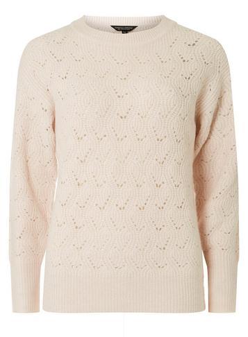 Dorothy Perkins Blush Pointelle Detail Jumper