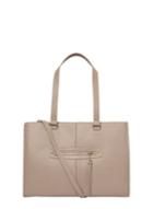 Dorothy Perkins Grey Oversized Zip Front Tote Bag