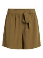 *vila Olive Tie Front Shorts