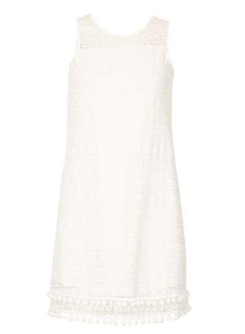 Dorothy Perkins *izabel London White Aztec Summer Shift Dress