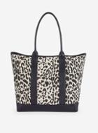 Dorothy Perkins Multi Coloured Leopard Print Canvas Shopper Bag