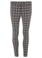 Dorothy Perkins Grey Dogstooth Bengaline Trousers