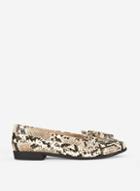 Dorothy Perkins Wide Fit Snake Print 'lily' Loafers