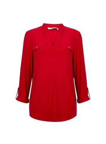 Dorothy Perkins *tall Burgundy Jersey Shirt