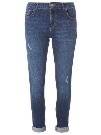 Dorothy Perkins Indigo Authentic Corey Boyfriend Jeans
