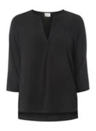 Dorothy Perkins *vero Moda Black Wrap Tunic