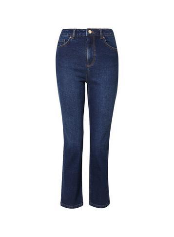 Dorothy Perkins Indigo 'billie' High Waisted Straight Leg Jeans